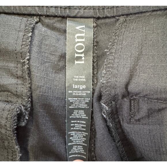 Vuori Women's Ripstop Pant Wide Leg- Large- Charcoal - Picture 5 of 8
